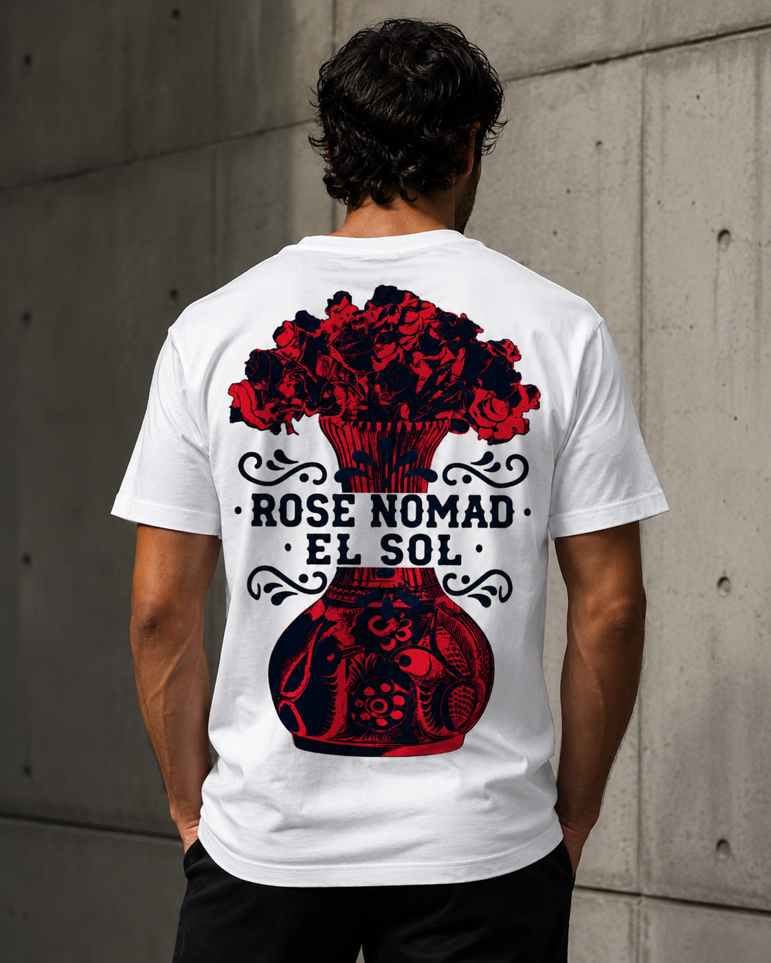 Rose Nomad vintage floral graphic t-shirt - product photo 15