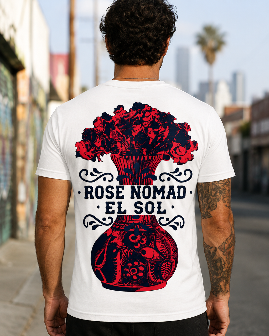 Rose Nomad vintage floral graphic t-shirt - product photo 17