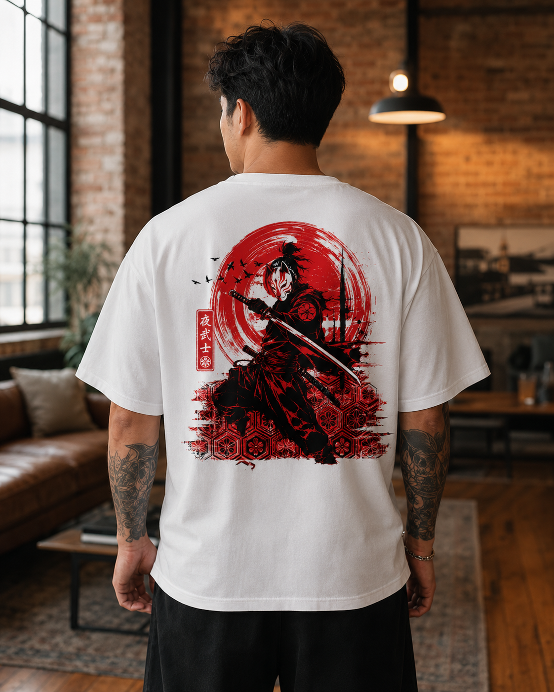 Midnight Ronin Samurai graphic t-shirt - product photo 15
