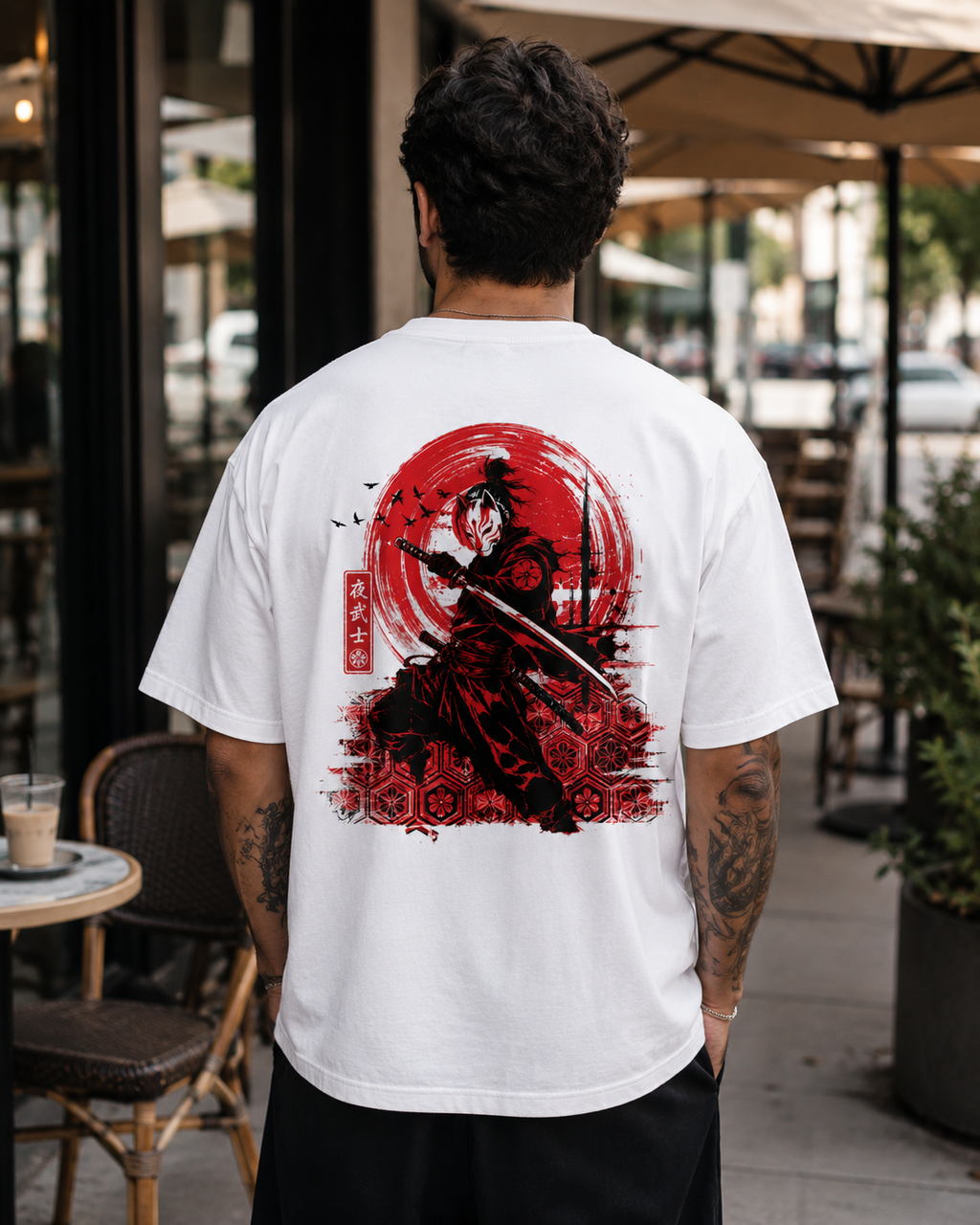 Midnight Ronin Samurai graphic t-shirt - product photo 17