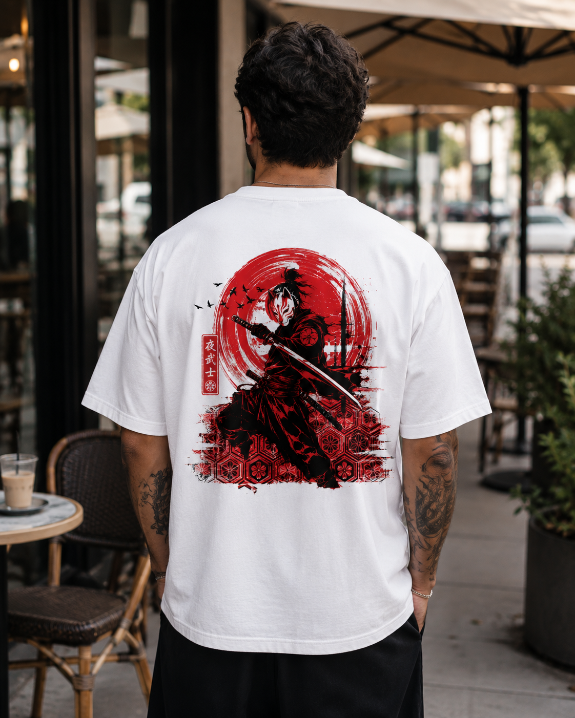 Midnight Ronin Samurai graphic t-shirt - product photo 17