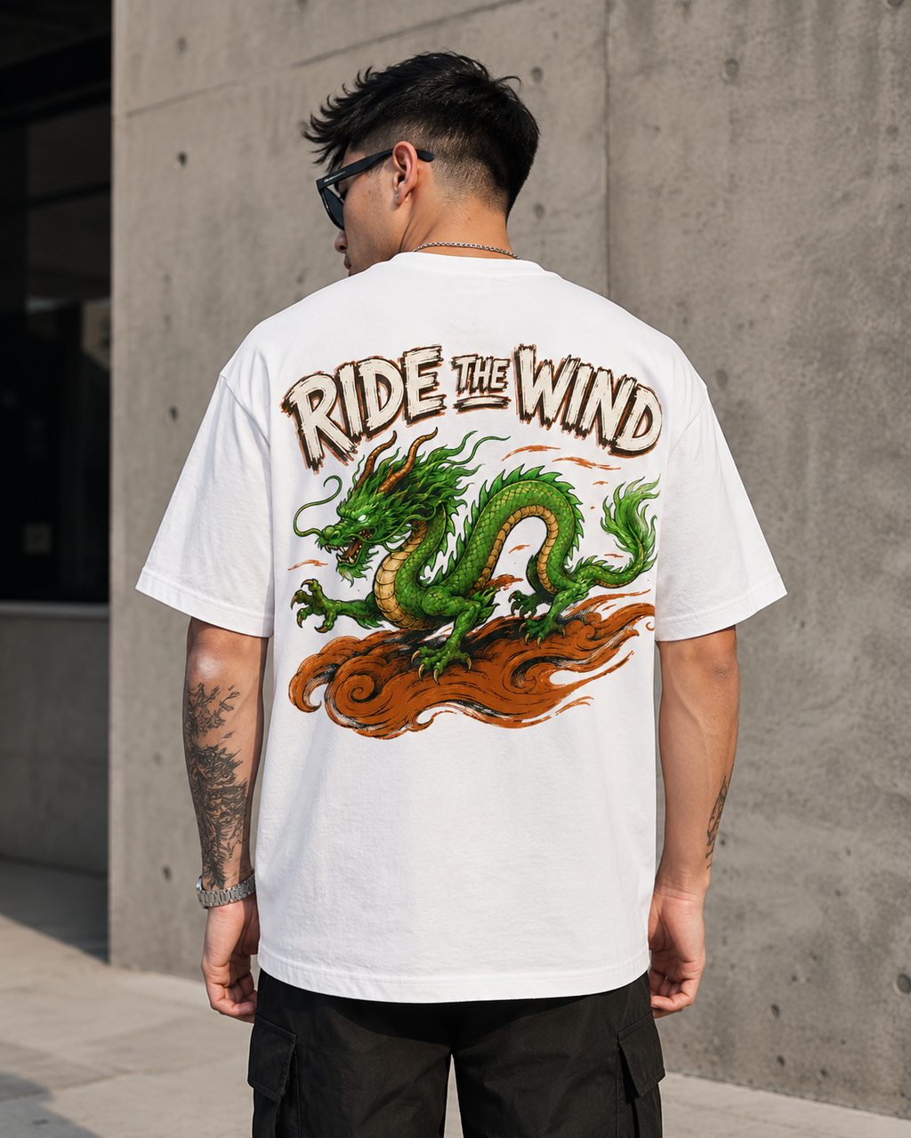 Ride the Wind Dragon graphic t-shirt - product photo 18