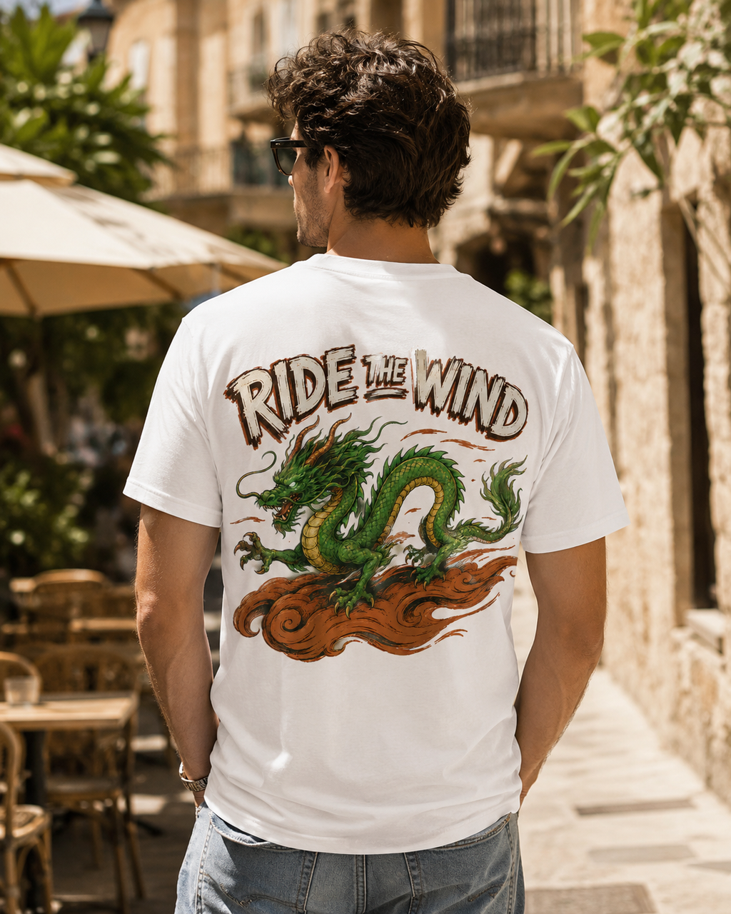 Ride the Wind Dragon graphic t-shirt - product photo 19