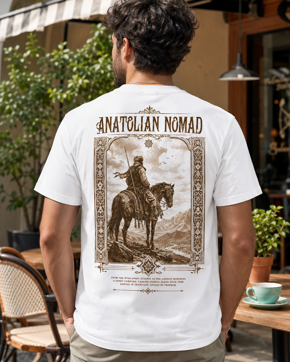 Anatolian Nomad vintage horseback warrior t-shirt - size option