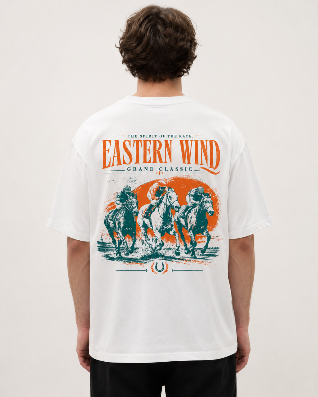 Eastern Wind Grand Classic horse racing t-shirt - color option