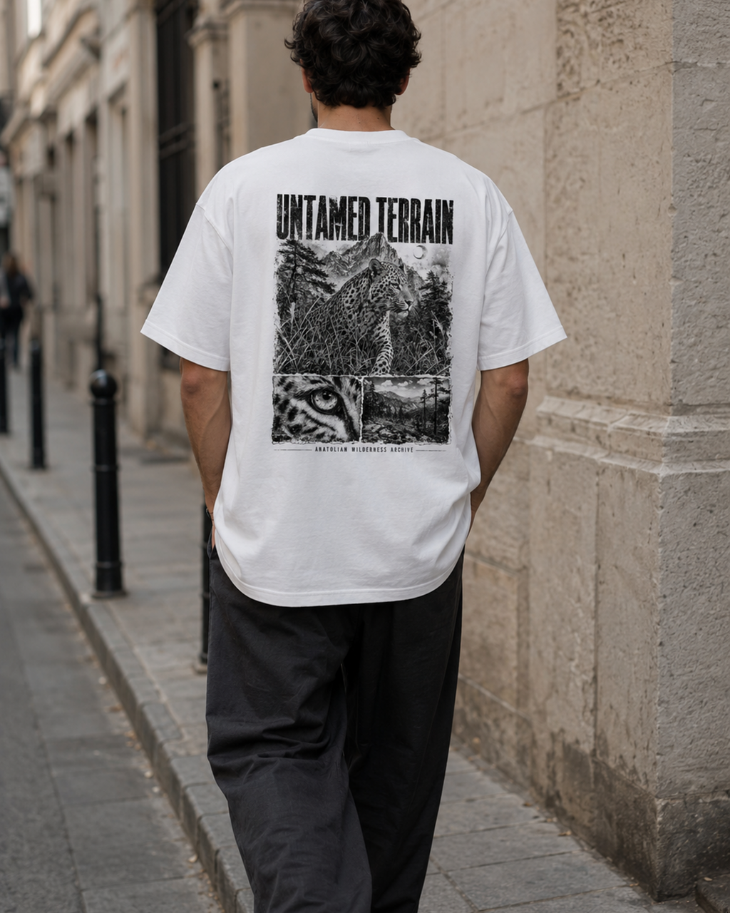 Untamed Terrain Leopard Graphic T-Shirt – Vintage Wildlife Streetwear Tee