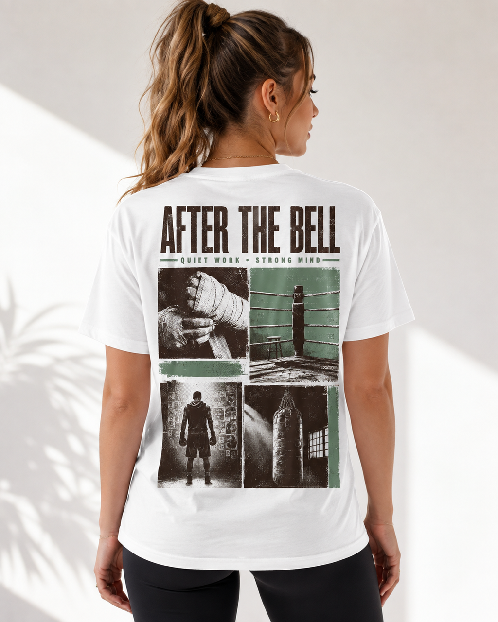 After the Bell vintage boxing graphic t-shirt - detail view