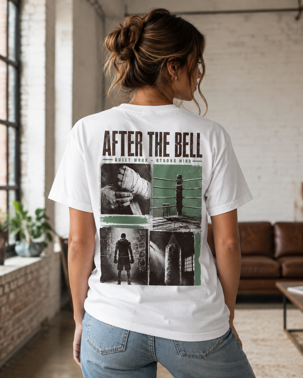 After the Bell vintage boxing graphic t-shirt - detail view