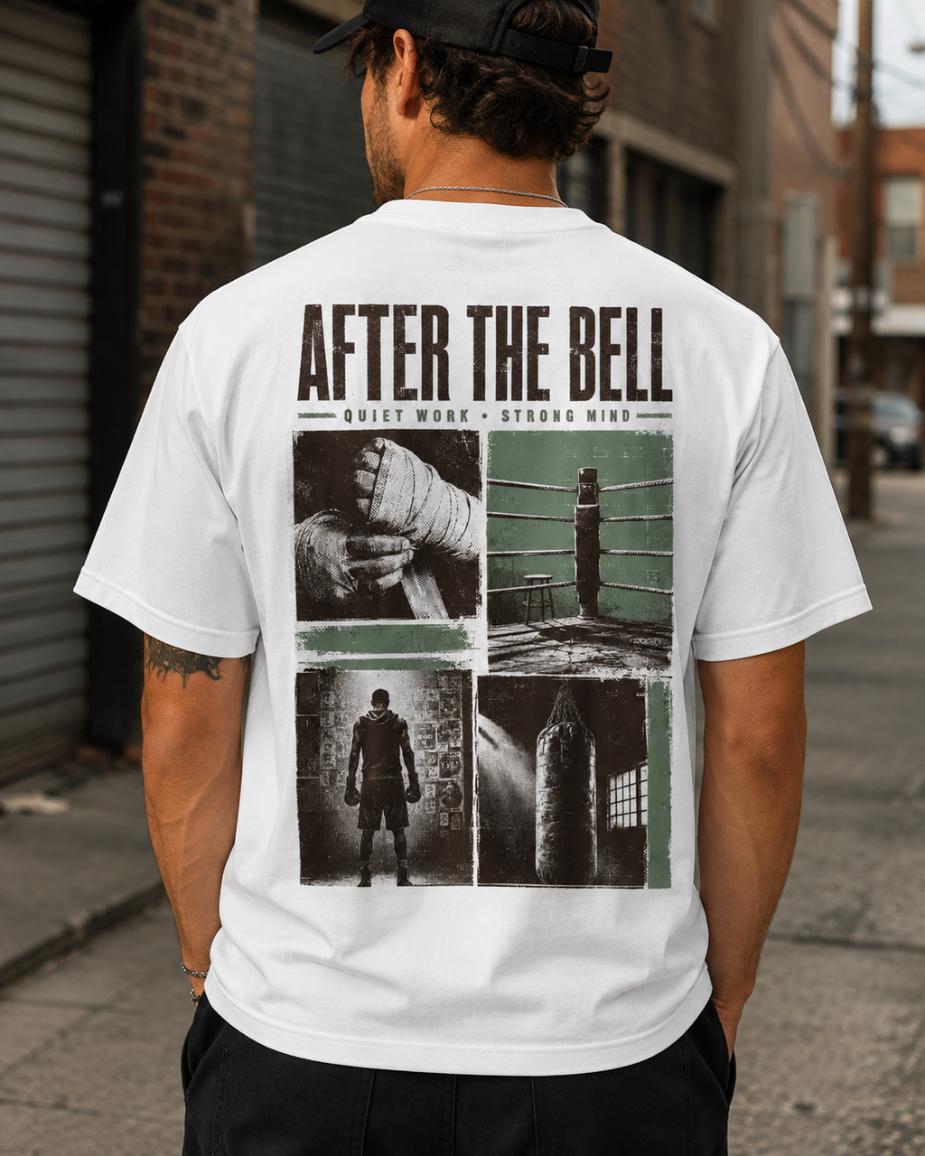 After the Bell vintage boxing graphic t-shirt - detail view
