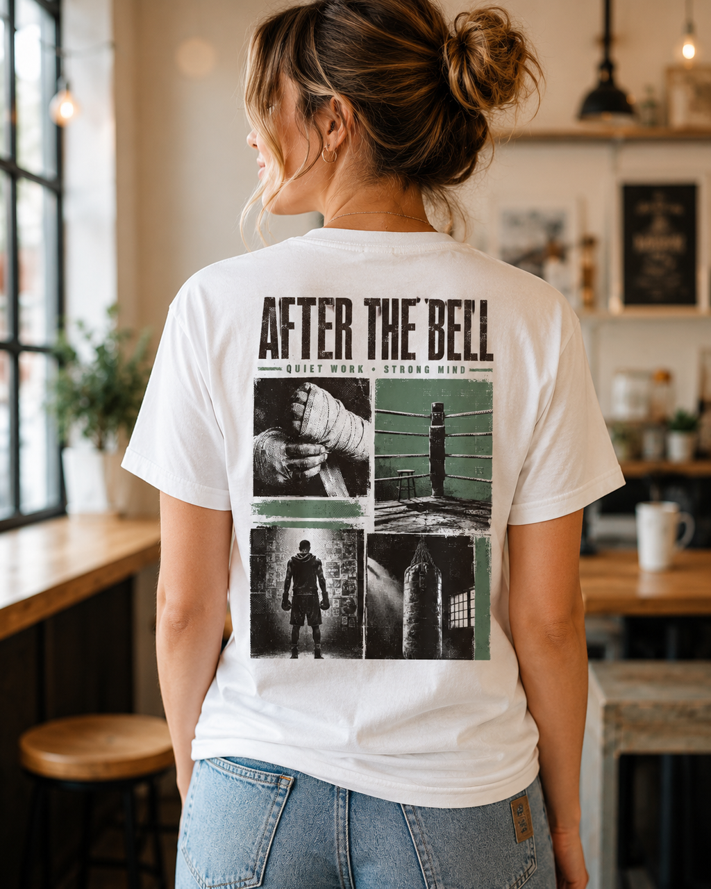 After the Bell vintage boxing graphic t-shirt - detail view