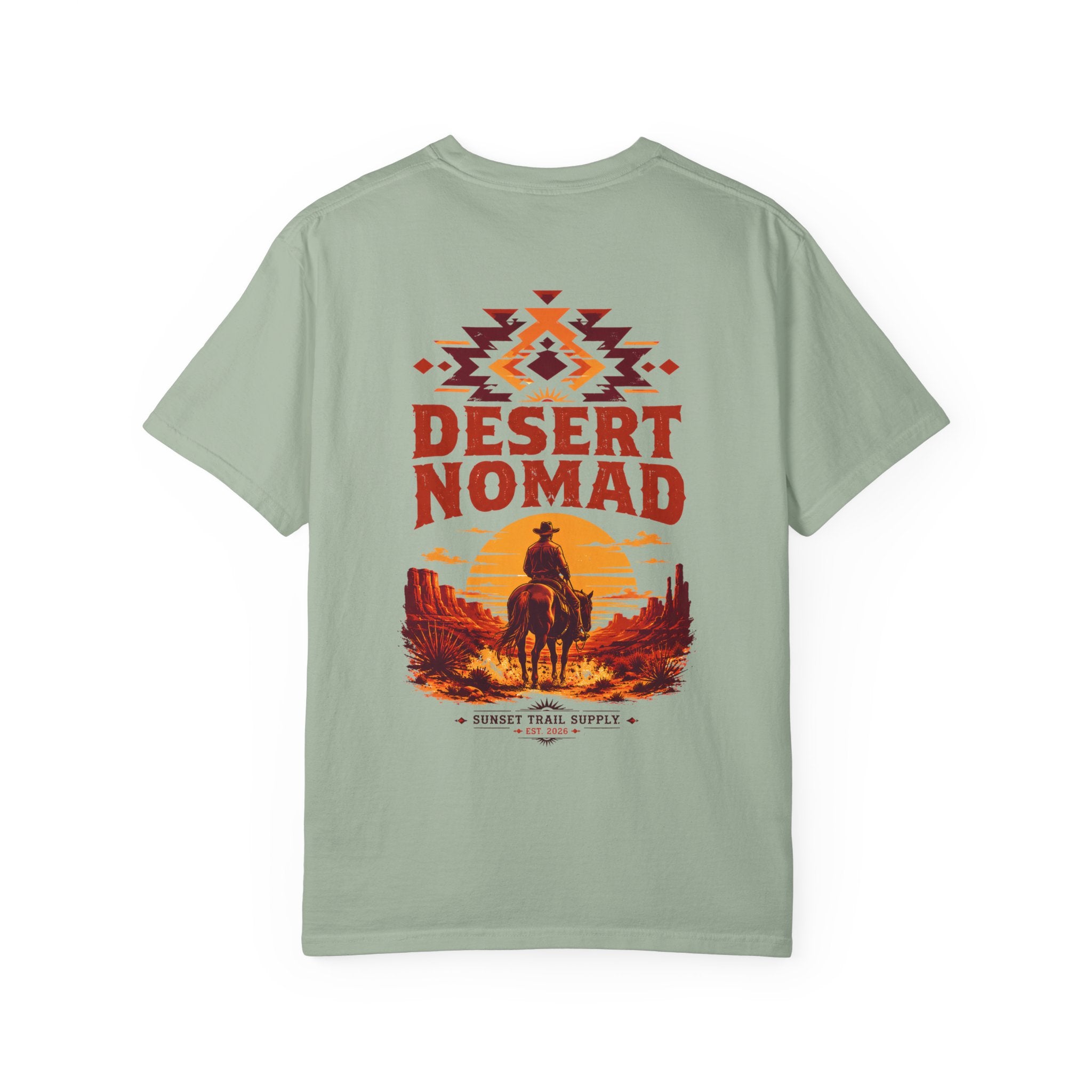 Desert Nomad western horse rider graphic t-shirt - product photo 9