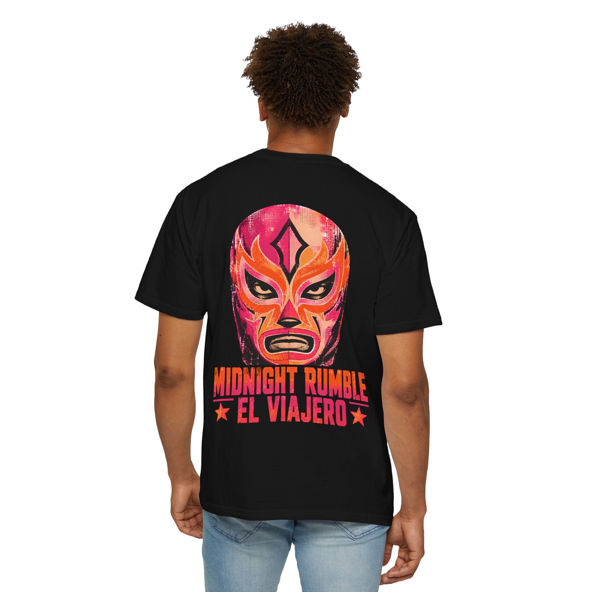 Midnight Rumble Lucha Libre wrestling graphic t-shirt - product photo 41