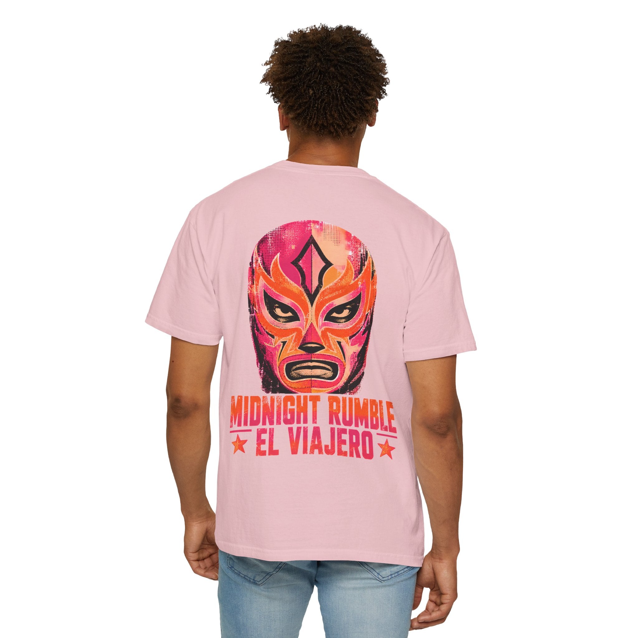 Midnight Rumble Lucha Libre wrestling graphic t-shirt - product photo 47