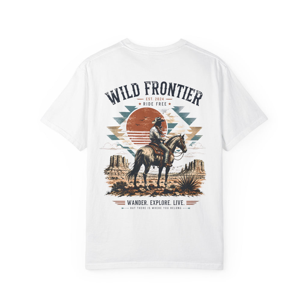 Wild Frontier cowboy graphic t-shirt - product photo 18
