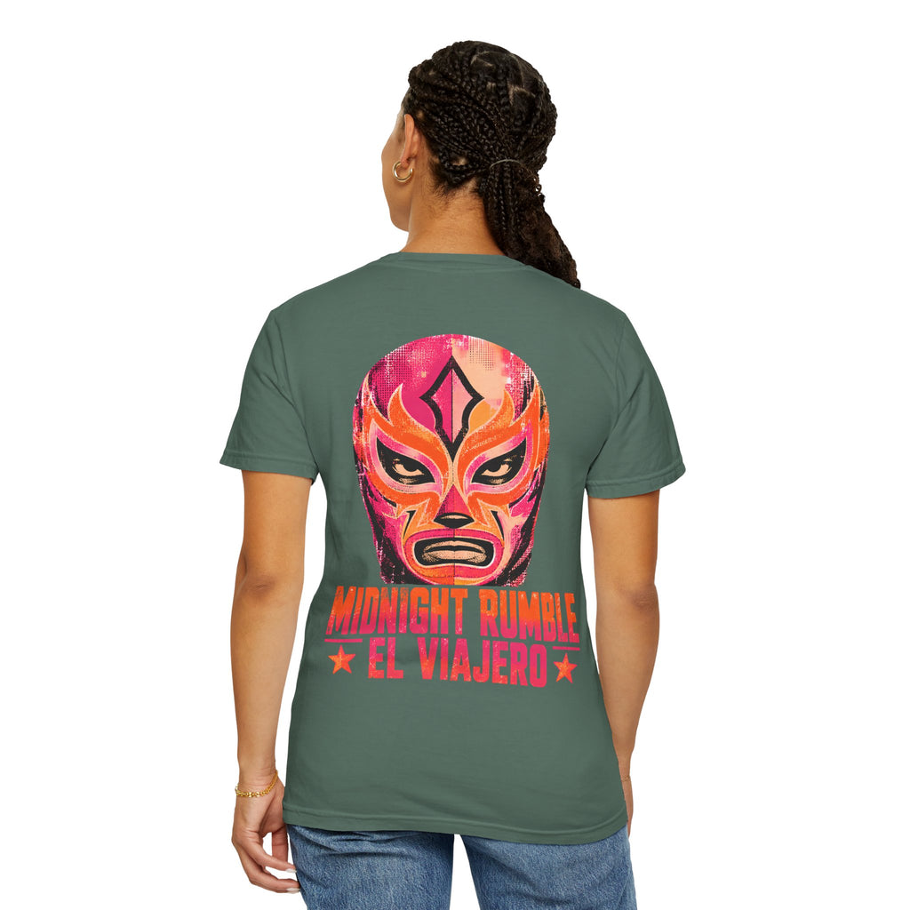 Midnight Rumble Lucha Libre wrestling graphic t-shirt - product photo 32