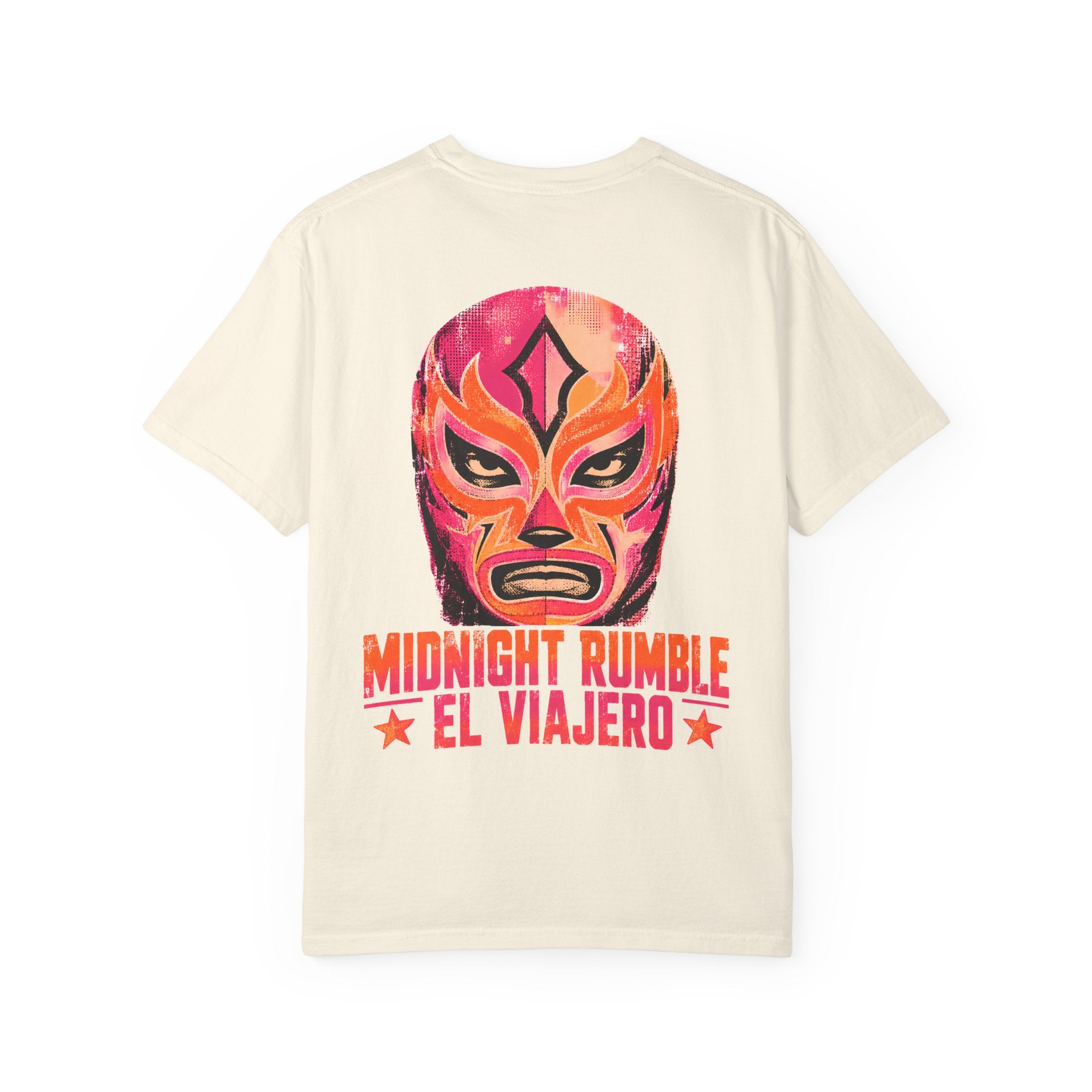 Midnight Rumble Lucha Libre wrestling graphic t-shirt - product photo 2