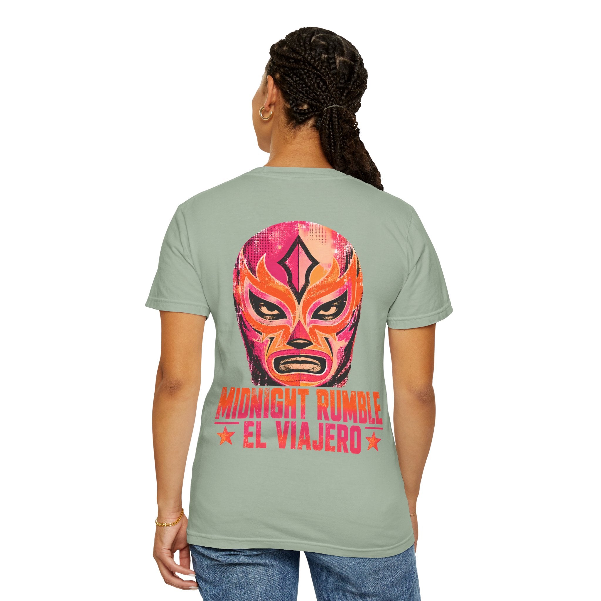 Midnight Rumble Lucha Libre wrestling graphic t-shirt - product photo 30