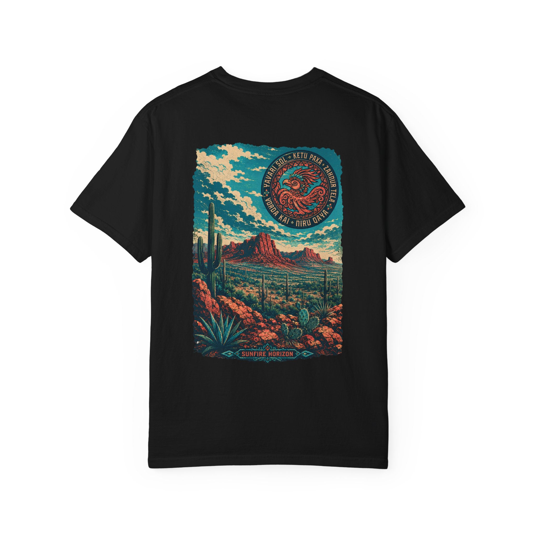 Sunfire Horizon desert serpent graphic t-shirt - product photo 5