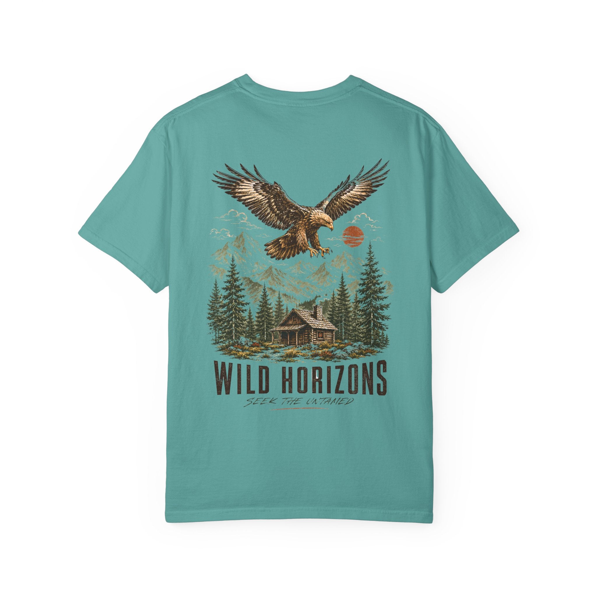 Wild Horizons Eagle Graphic T-Shirt – Vintage Back Print
