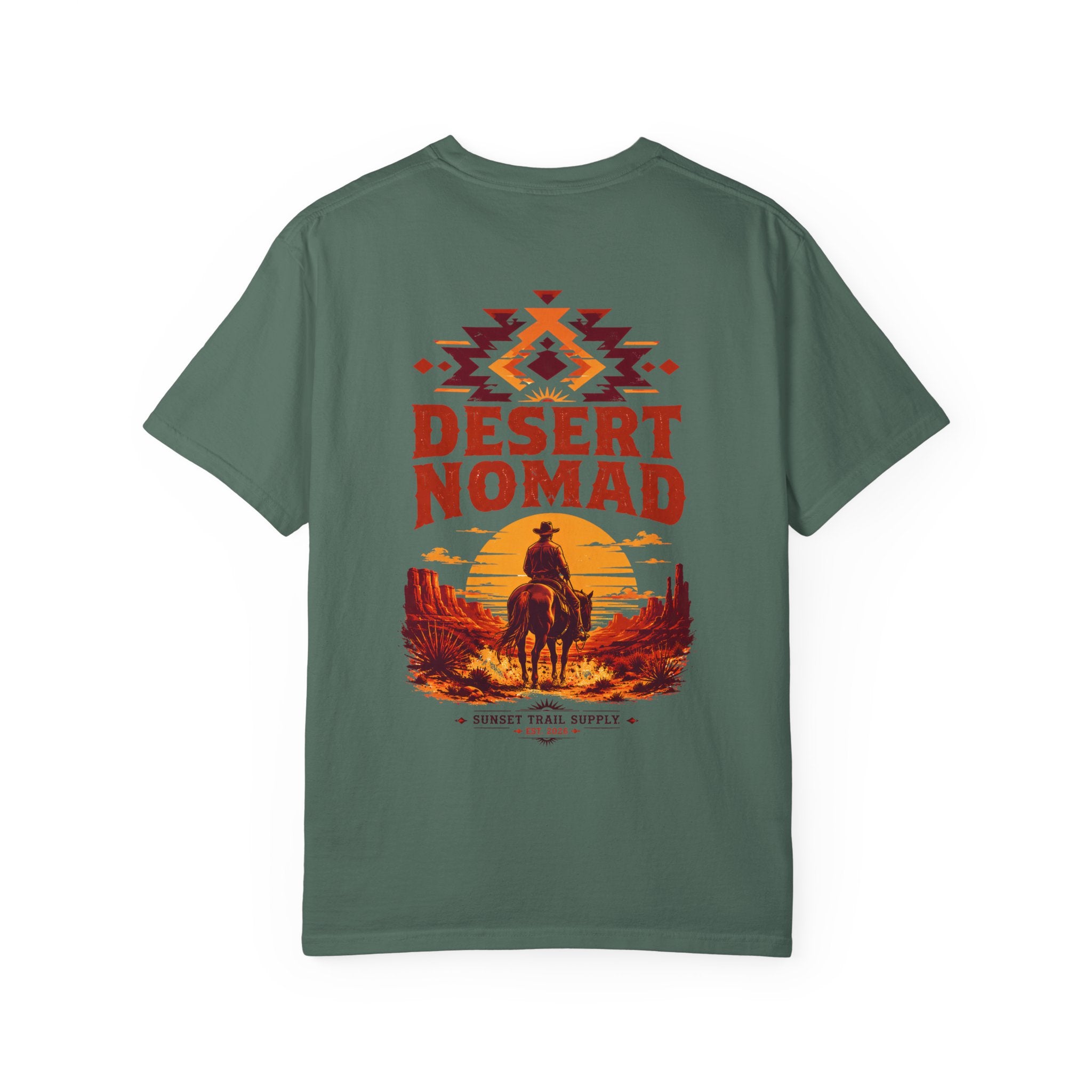 Desert Nomad western horse rider graphic t-shirt - product photo 11