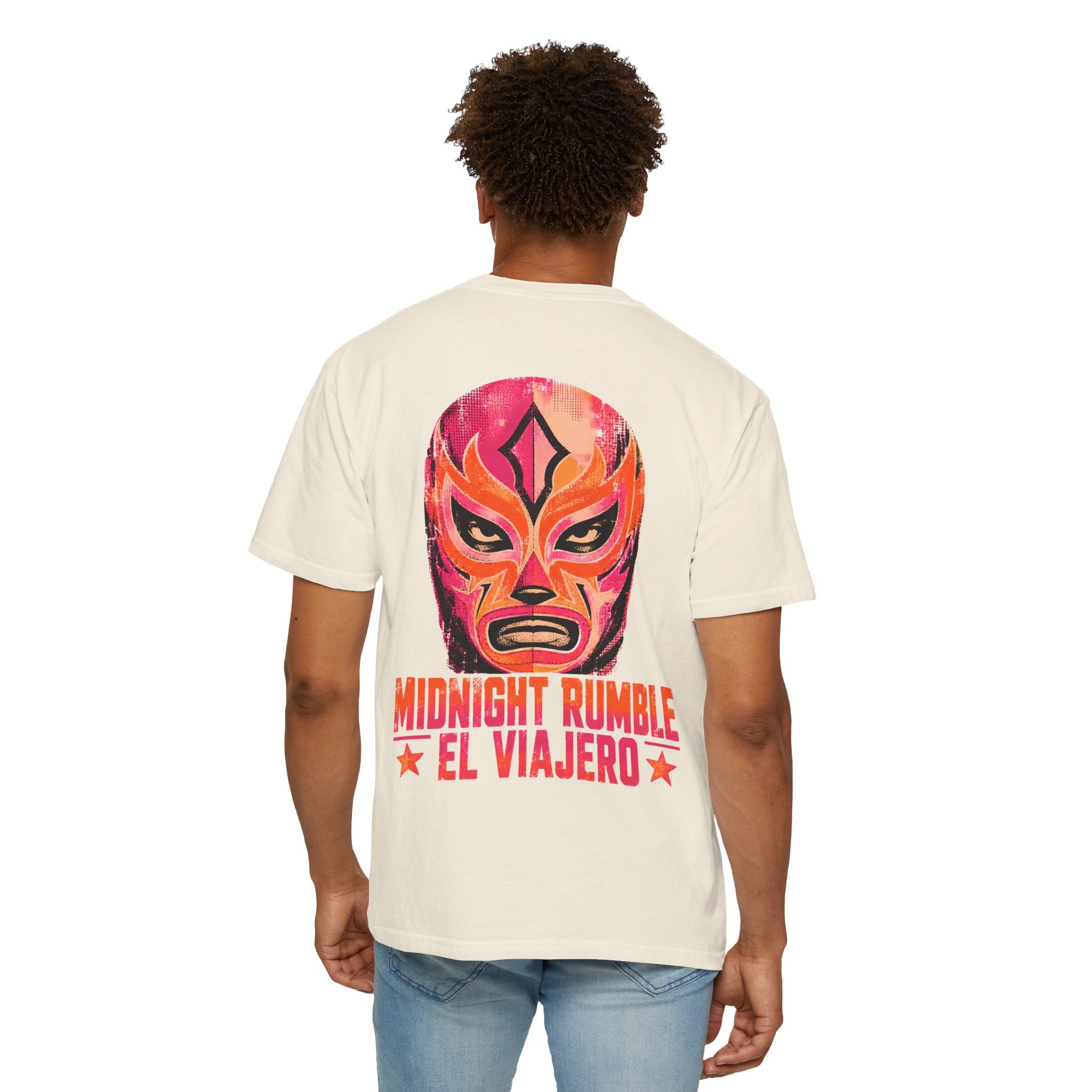Midnight Rumble Lucha Libre wrestling graphic t-shirt - product photo 23