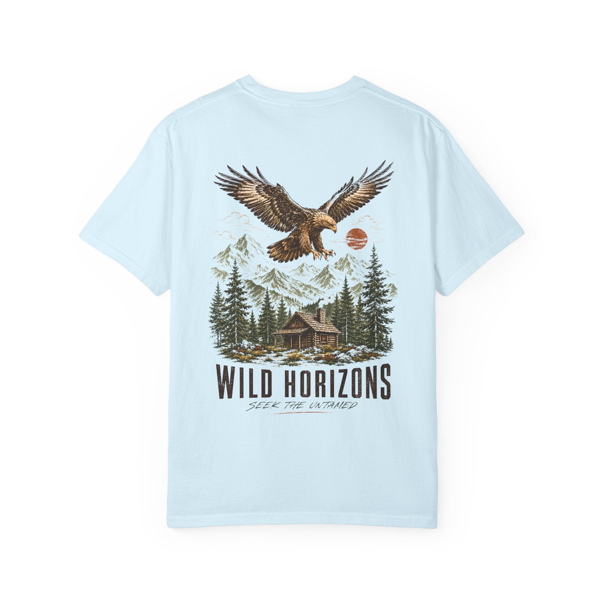 Wild Horizons Eagle Graphic T-Shirt – Vintage Back Print