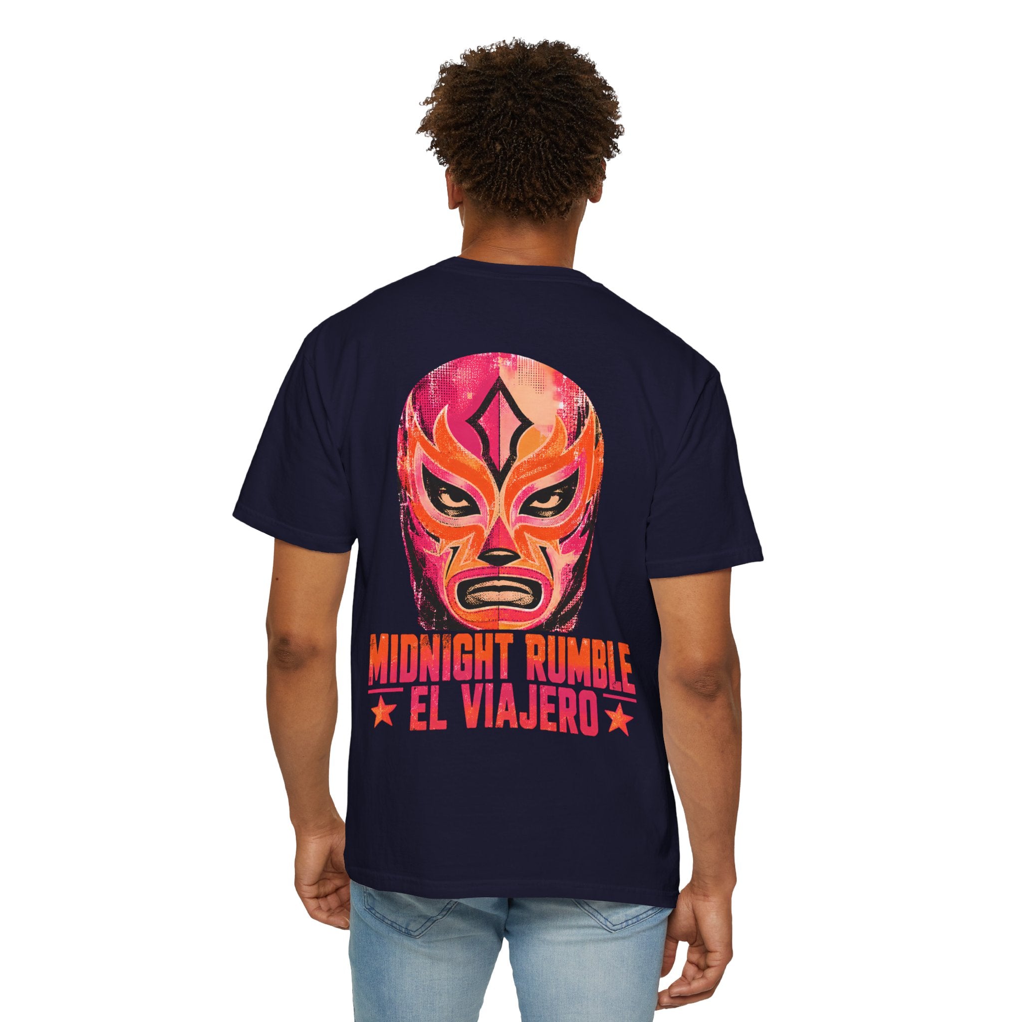 Midnight Rumble Lucha Libre wrestling graphic t-shirt - product photo 39