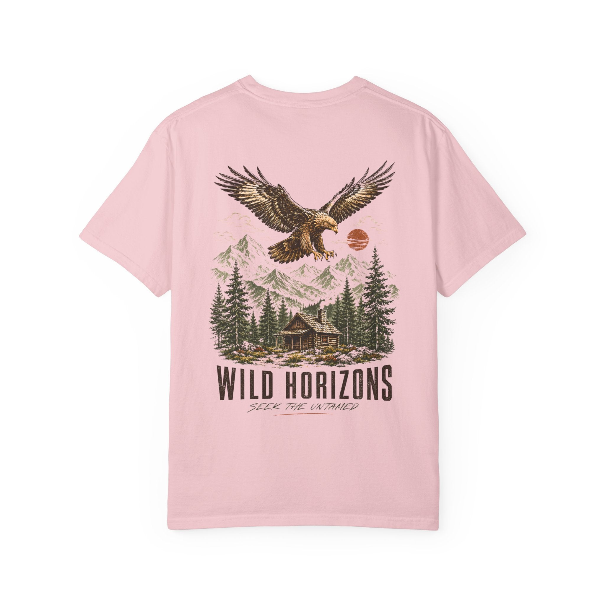 Wild Horizons Eagle Graphic T-Shirt – Vintage Back Print