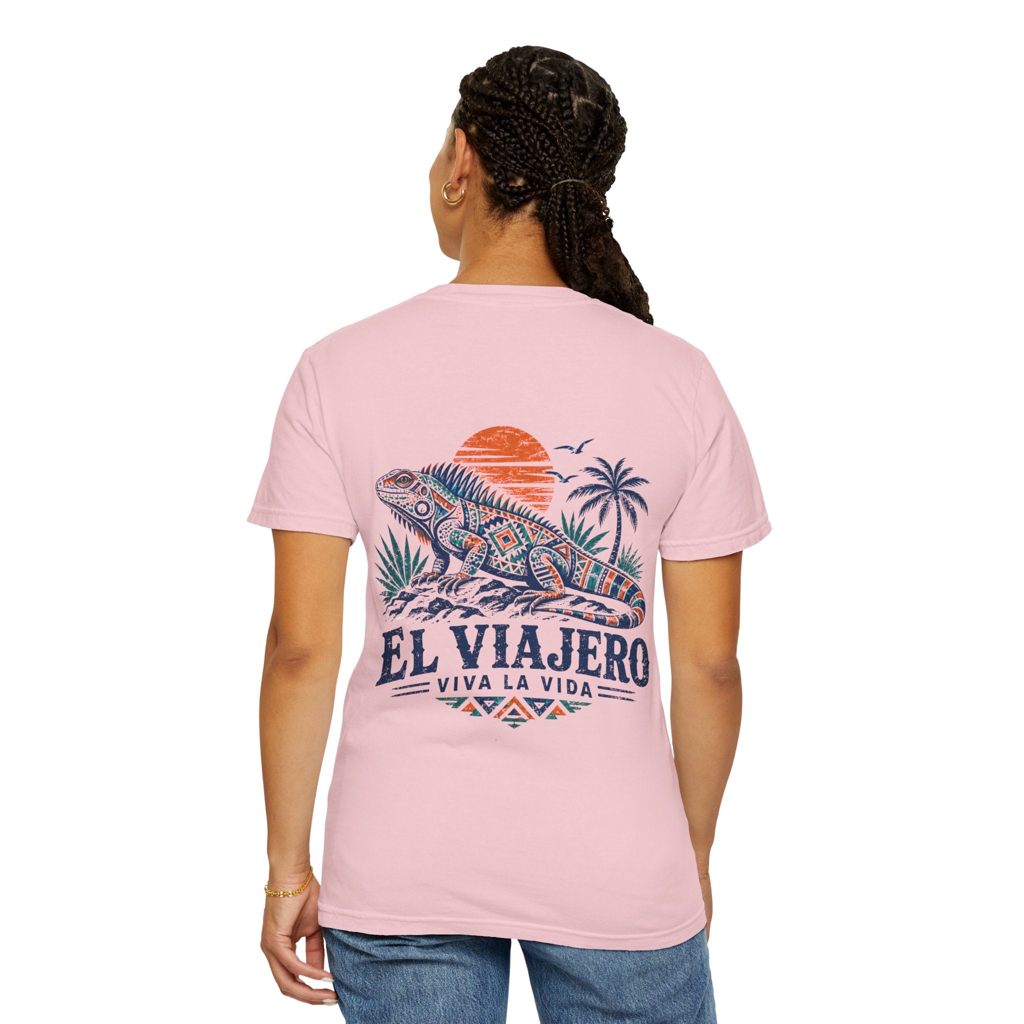 El Viajero iguana tropical graphic t-shirt - product photo 23