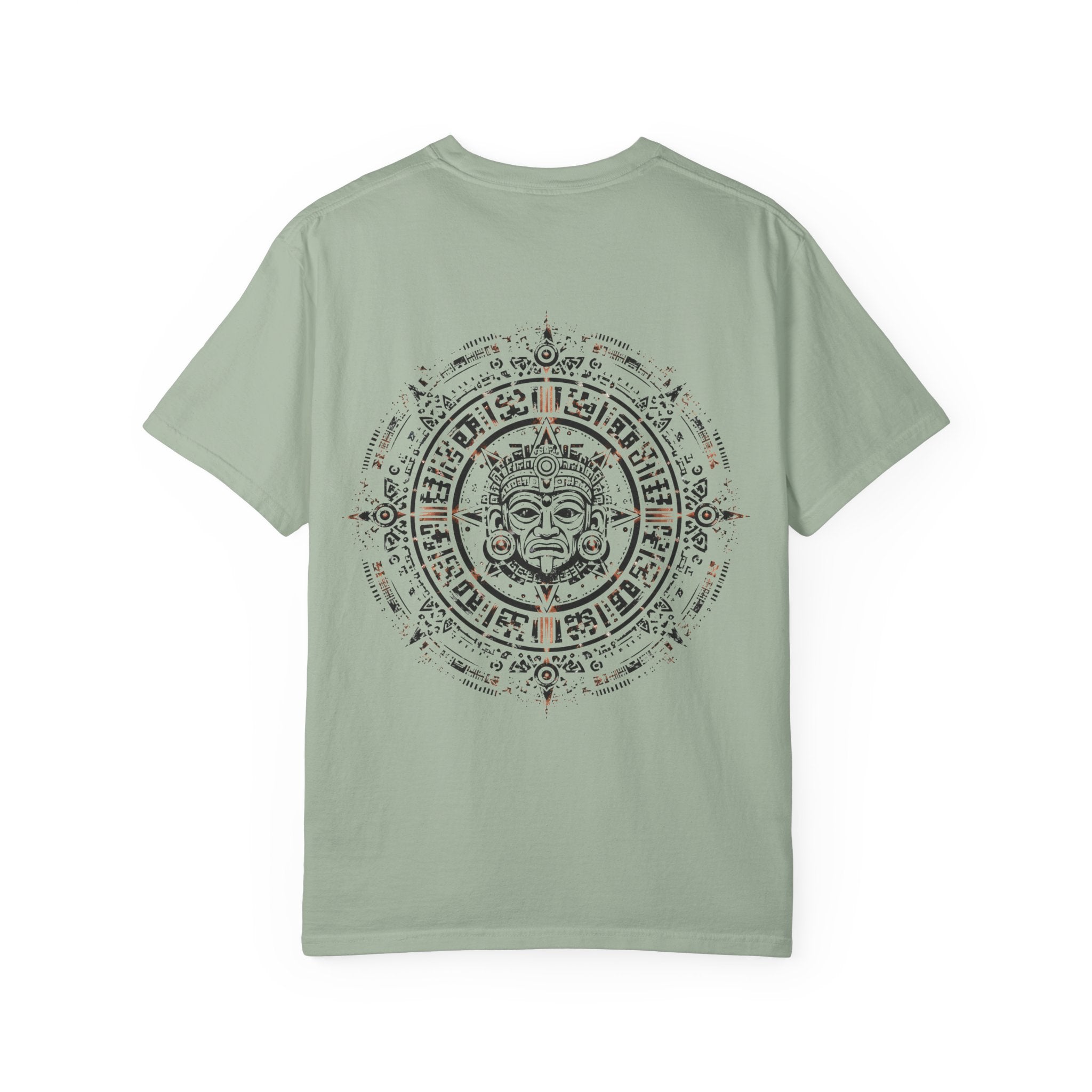 Ancient Sun Aztec calendar graphic t-shirt - product photo 3