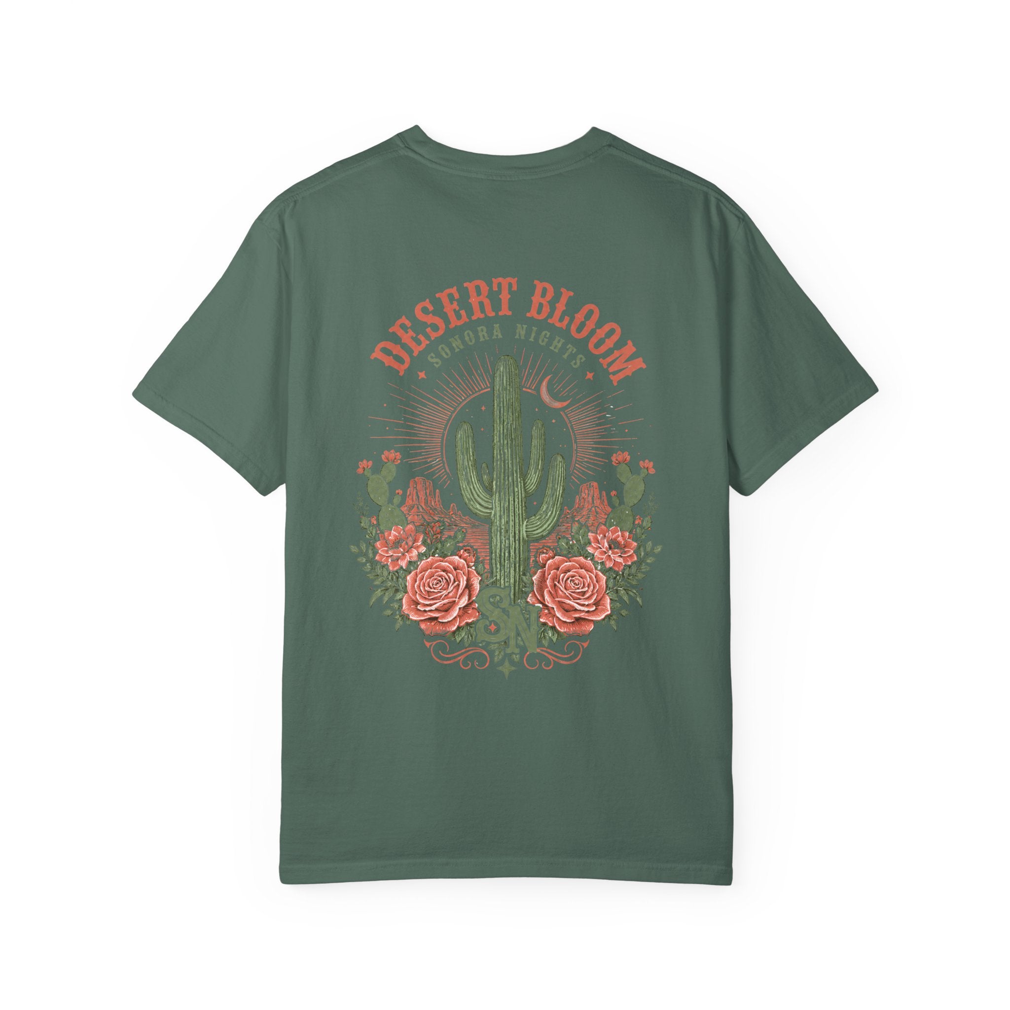 Desert Bloom Sonora Nights cactus graphic t-shirt - product photo 11