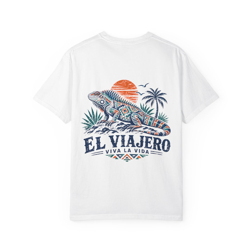 El Viajero iguana tropical graphic t-shirt - product photo 14