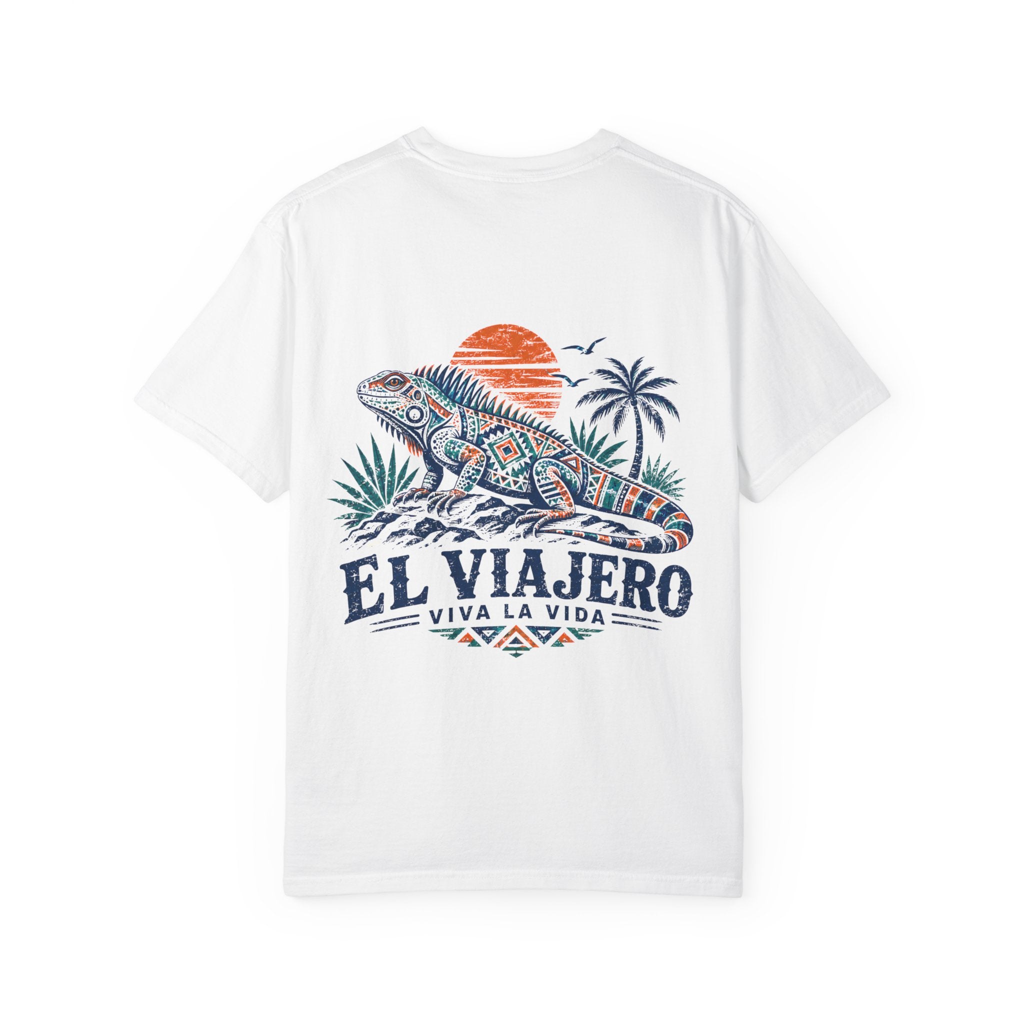 El Viajero iguana tropical graphic t-shirt - product photo 14
