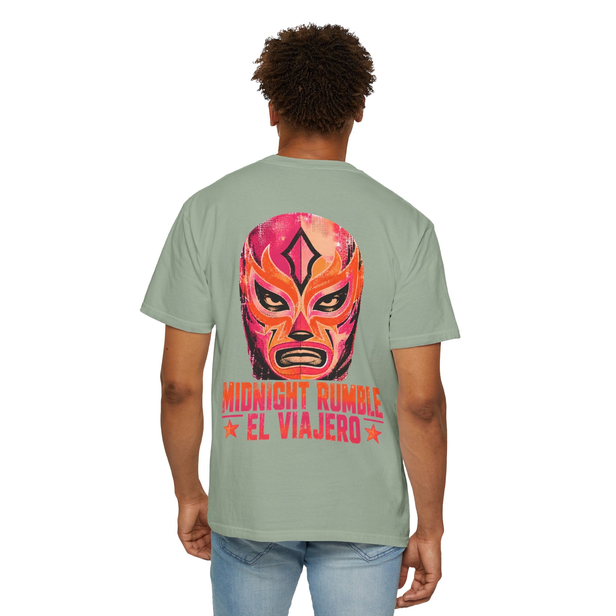Midnight Rumble Lucha Libre wrestling graphic t-shirt - product photo 29