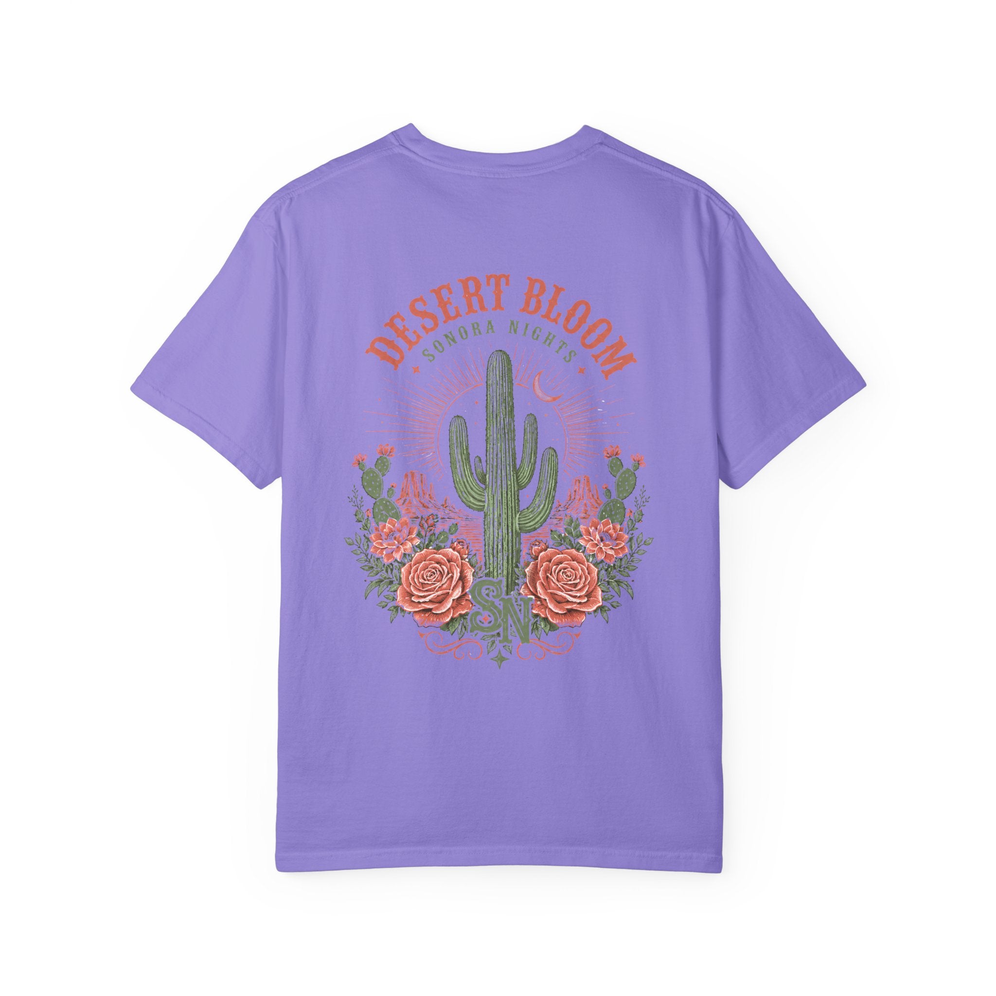 Desert Bloom Sonora Nights cactus graphic t-shirt - product photo 7