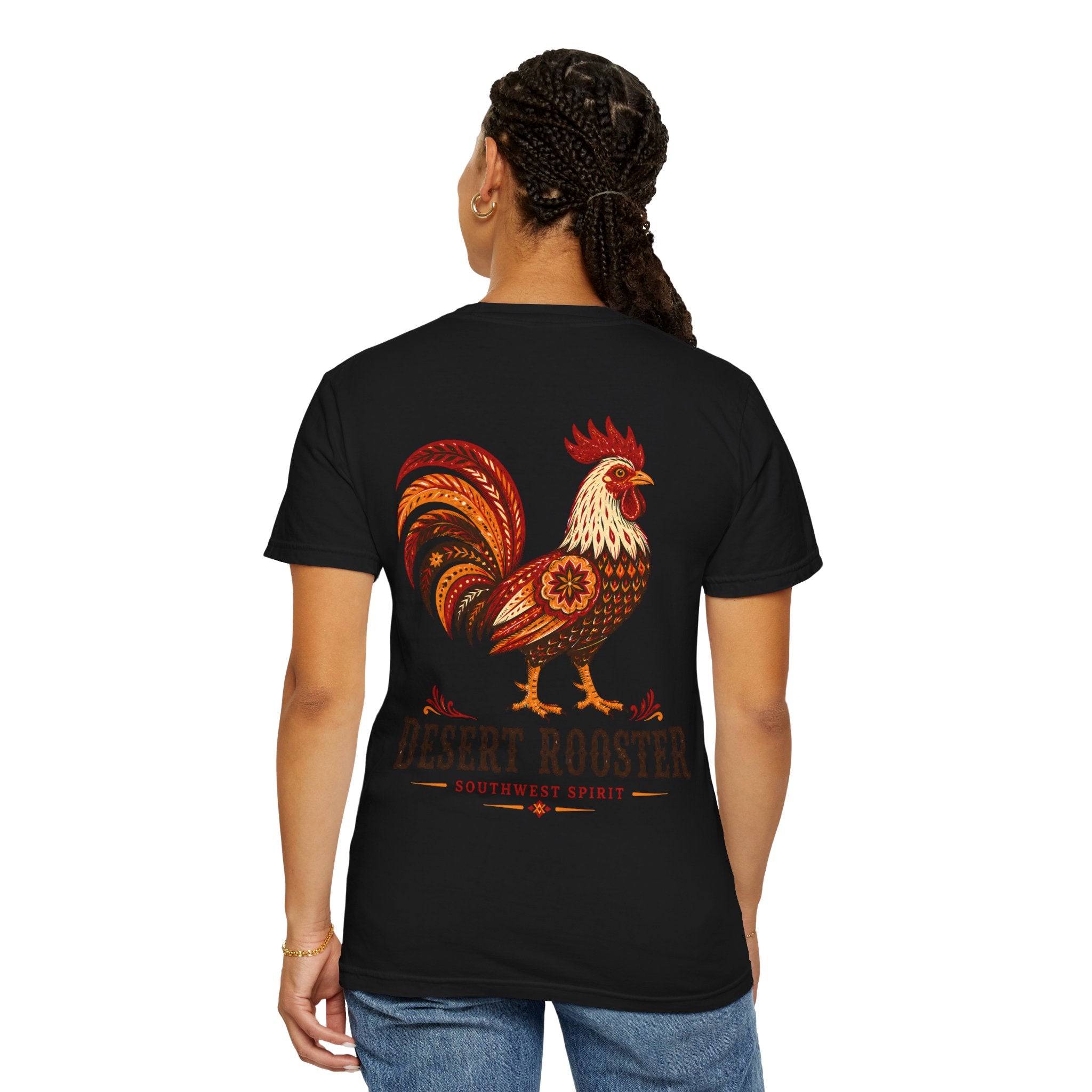 Desert Rooster southwestern graphic t-shirt - product photo 29