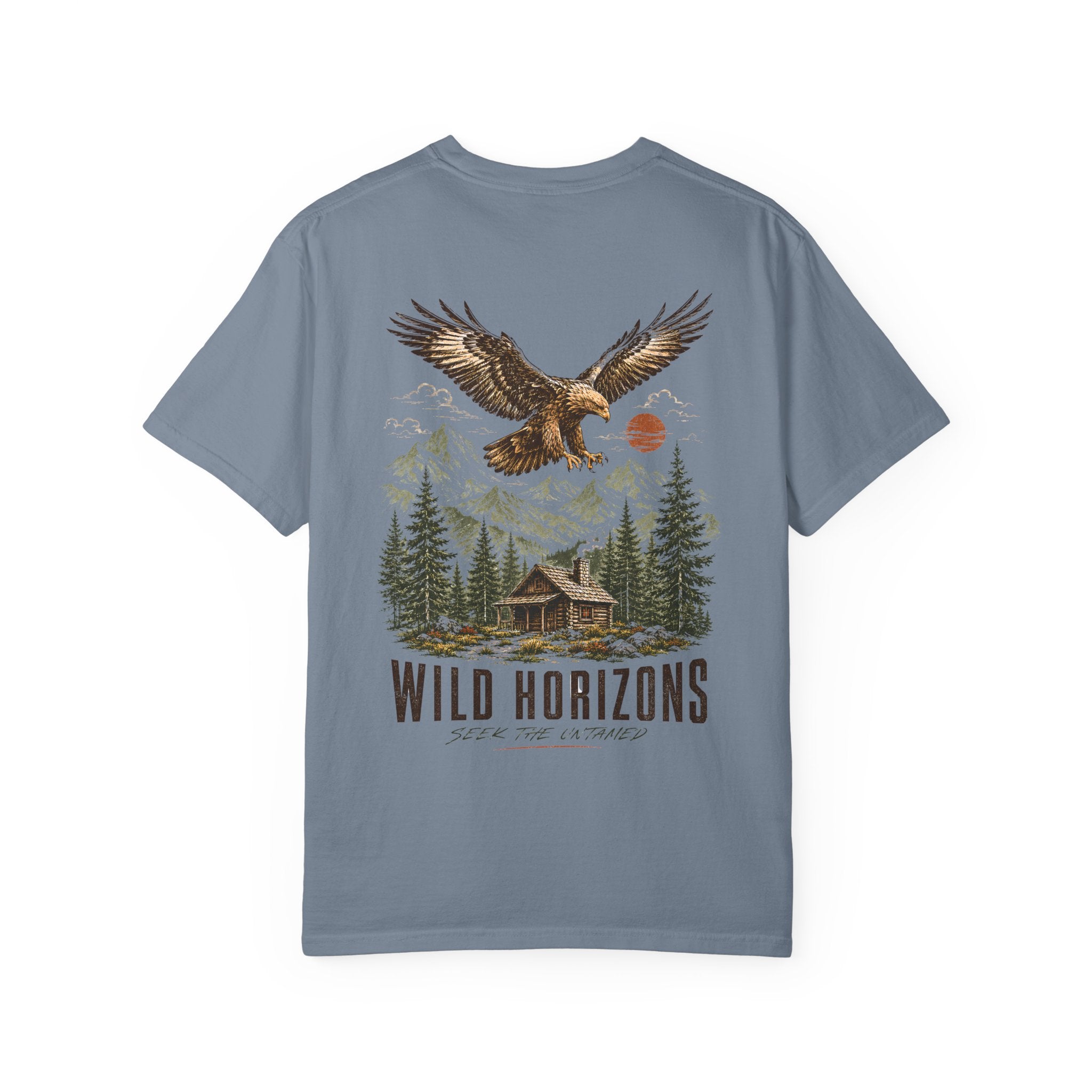 Wild Horizons Eagle Graphic T-Shirt – Vintage Back Print