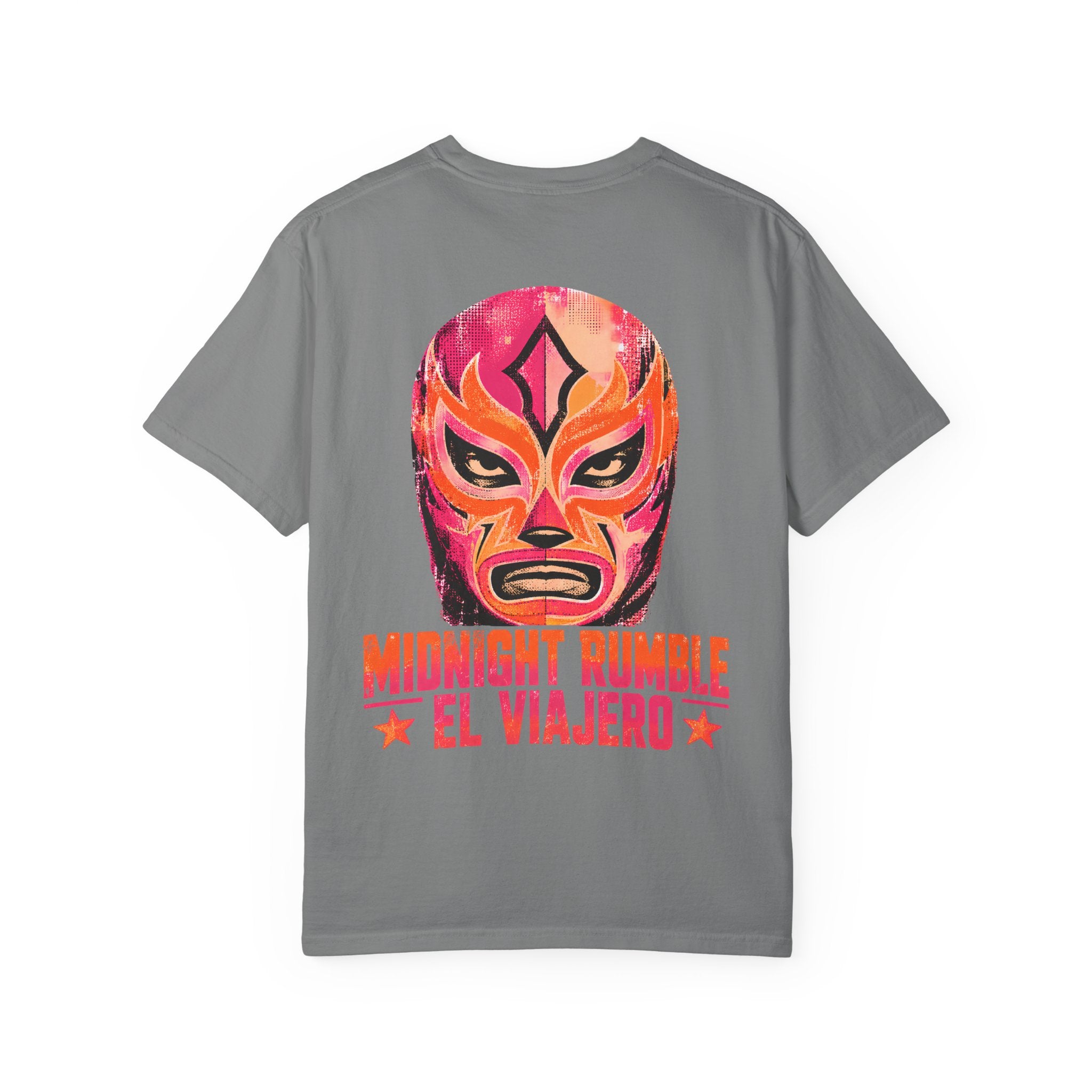Midnight Rumble Lucha Libre wrestling graphic t-shirt - product photo 4