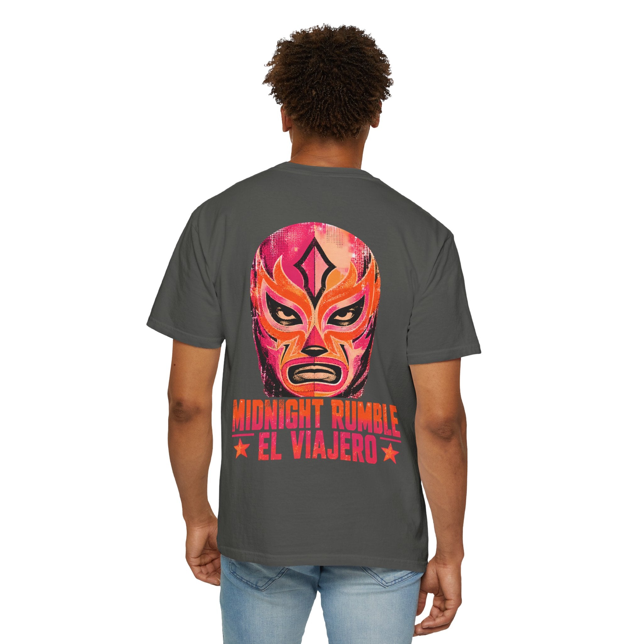 Midnight Rumble Lucha Libre wrestling graphic t-shirt - product photo 25