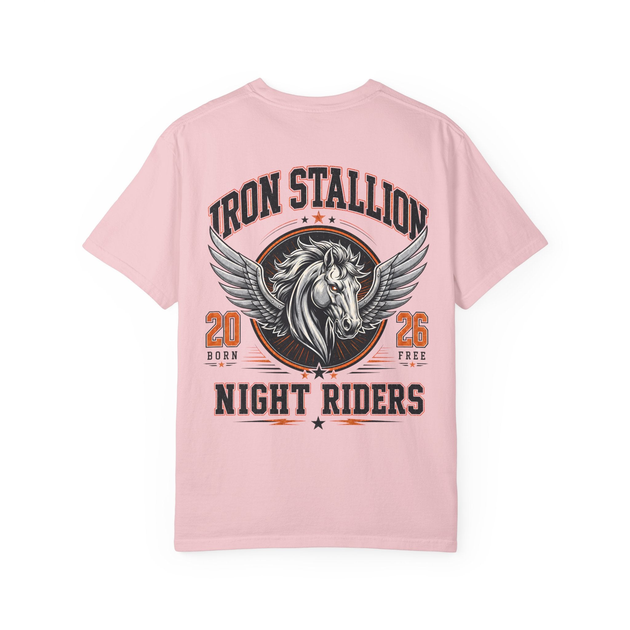 Iron Stallion Graphic T-Shirt – Vintage Winged Horse Streetwear Tee
