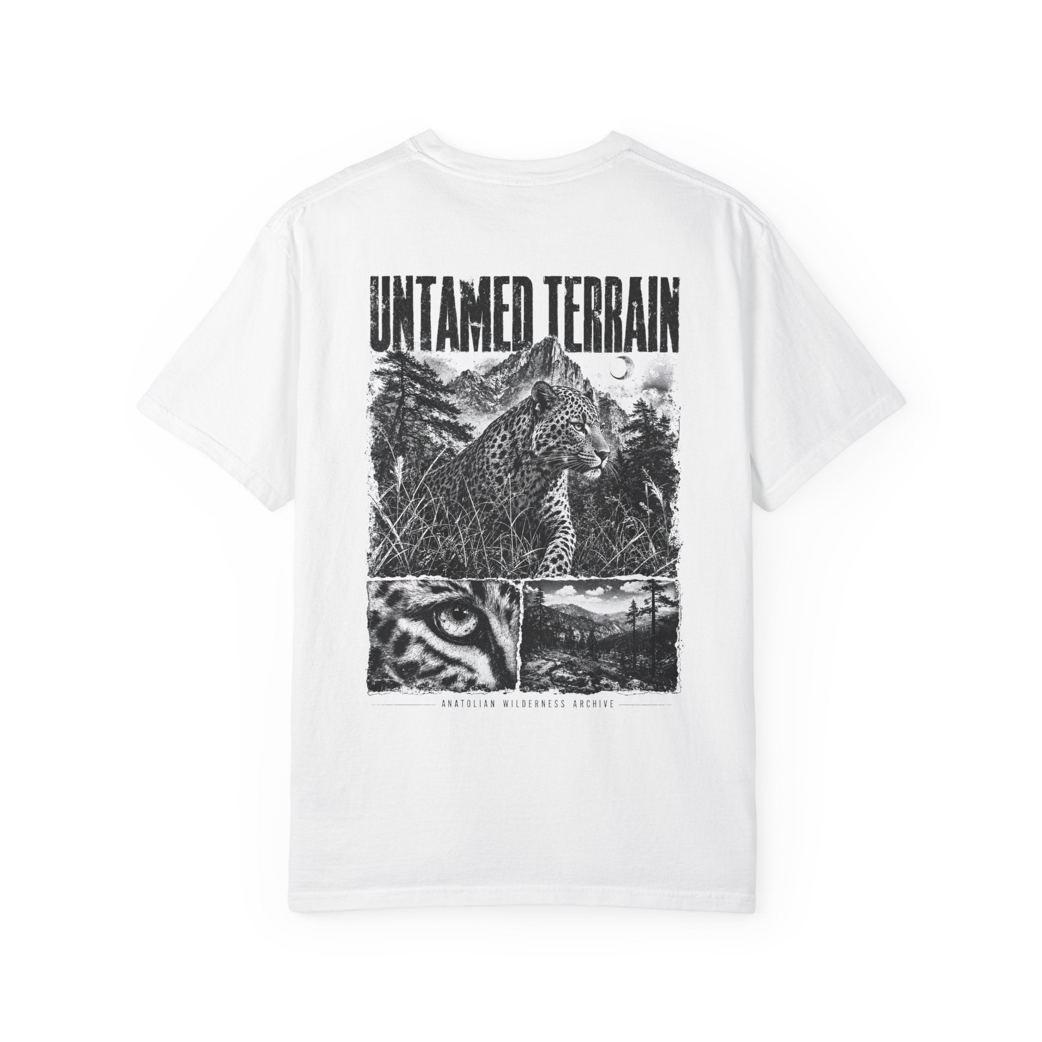 Untamed Terrain Leopard Graphic T-Shirt – Vintage Wildlife Streetwear Tee