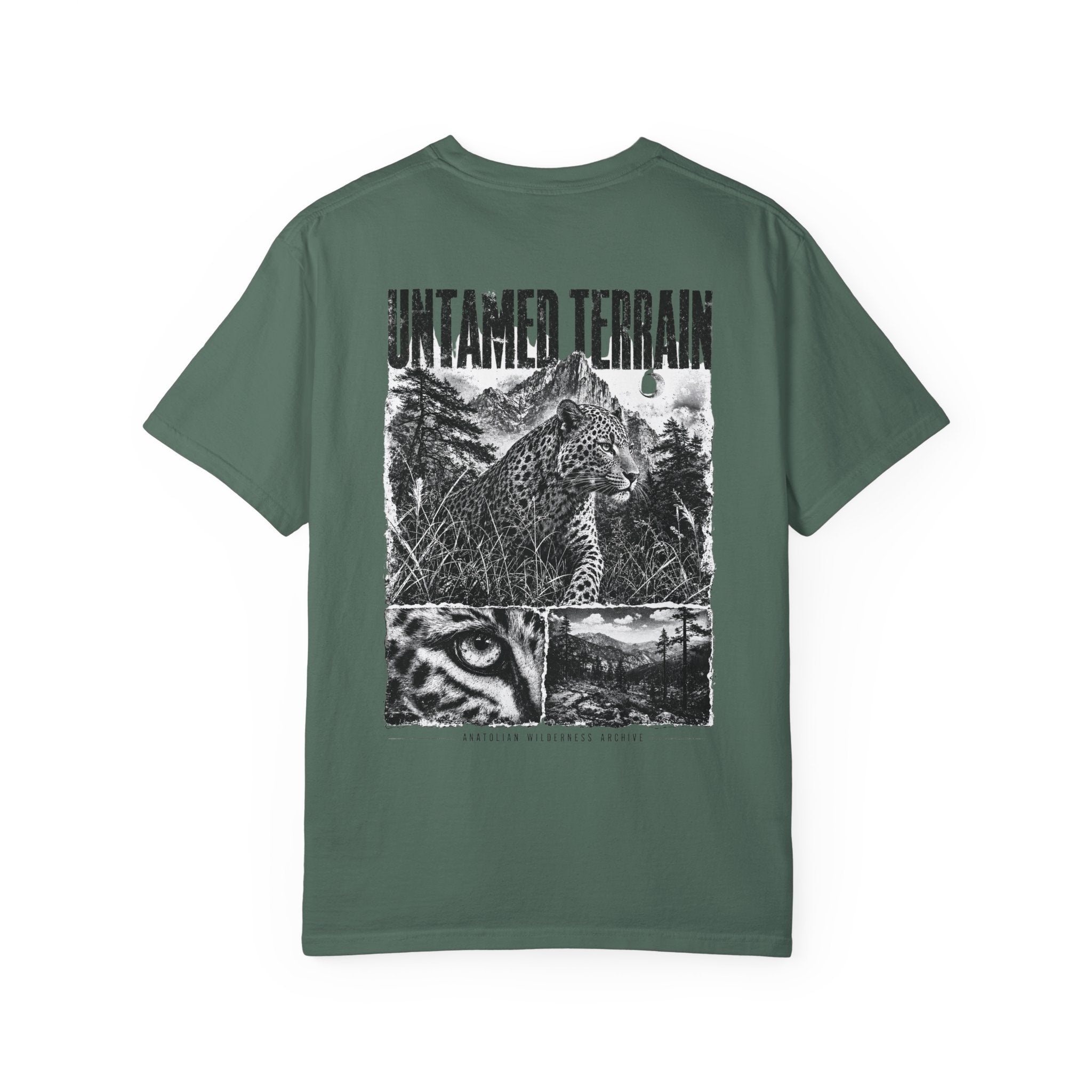 Untamed Terrain Leopard Graphic T-Shirt – Vintage Wildlife Streetwear Tee