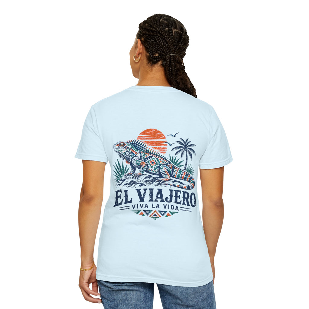 El Viajero iguana tropical graphic t-shirt - product photo 20
