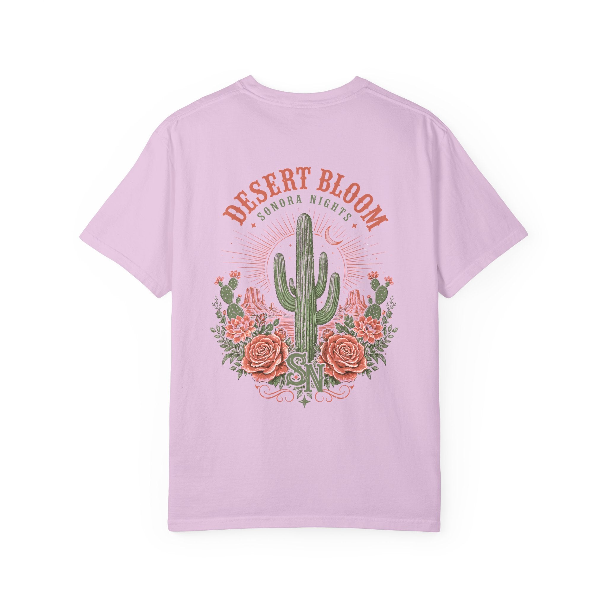 Desert Bloom Sonora Nights cactus graphic t-shirt - product photo 2